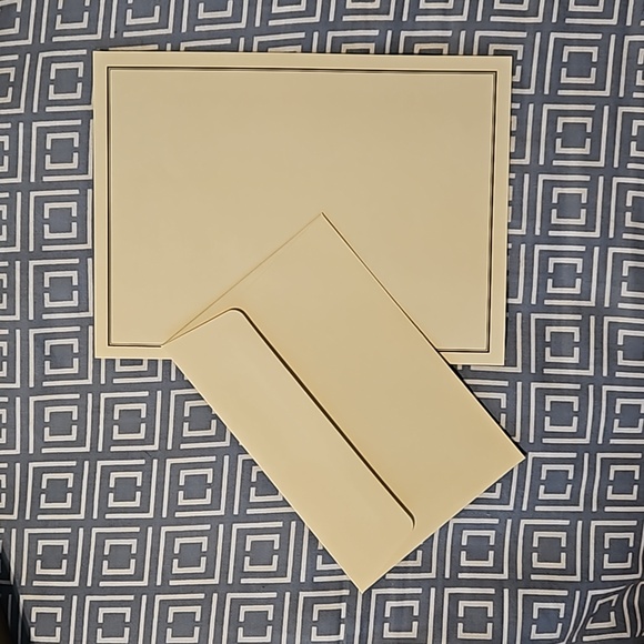 BLACK AND CREAM Letters & Envelopes Stationery - Picture 3 of 6